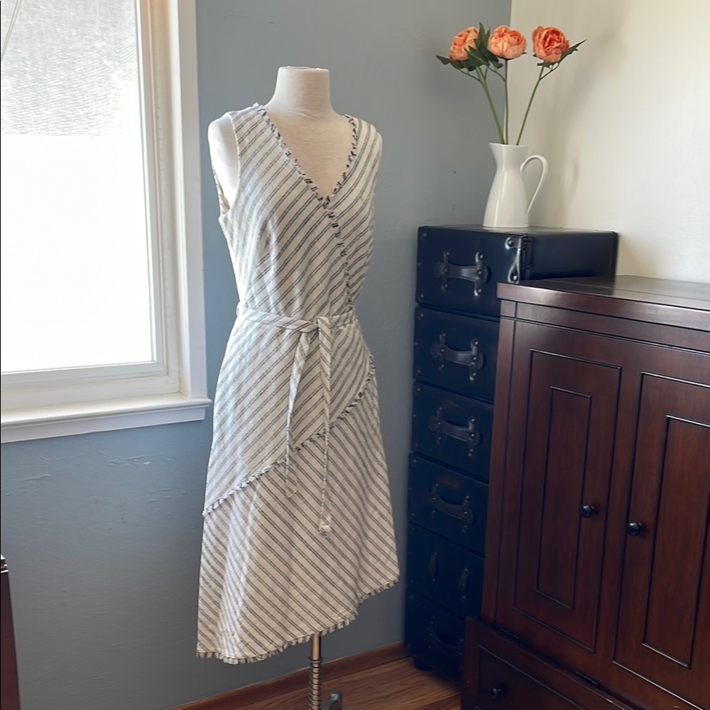 Striped Sleeveless Dress